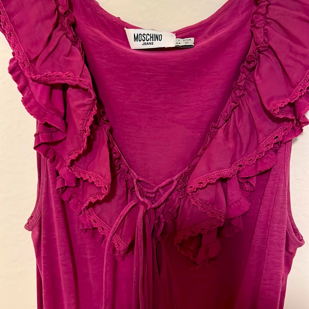 Moschino- Raspberry Color Dress - Picture 4 of 4